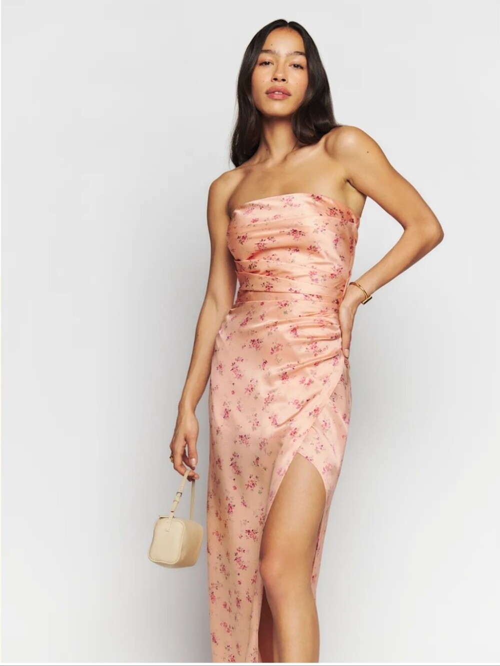 Reformation Barrow Silk Dress Size 8